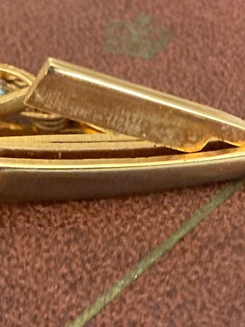 Vintage Hook-Fast Cut-Throat Razor Novelty Tie Clip